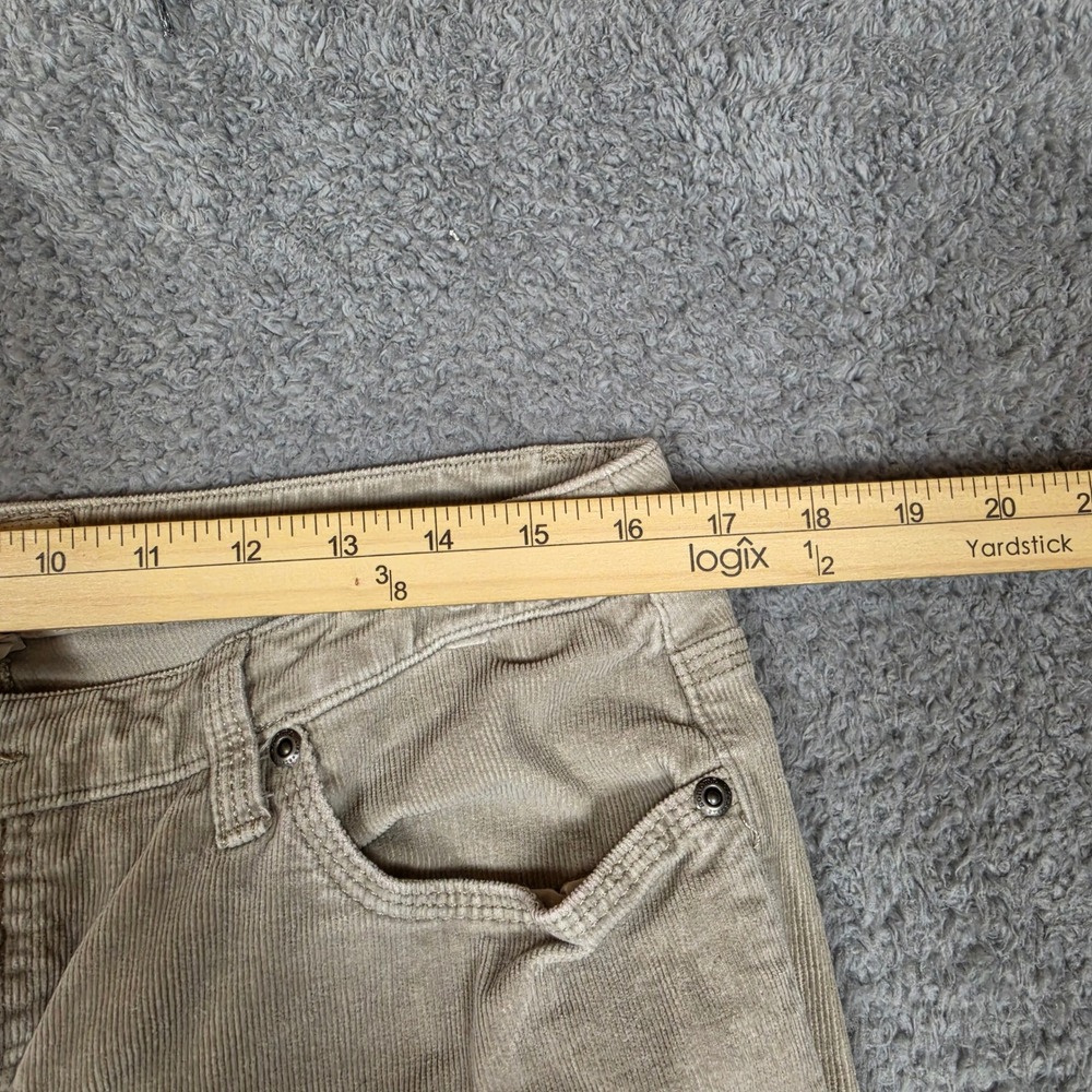Sonoma Corduroy Pants Womens 12 Tan Excellent Bootcut Stretch Mid Rise - Picture 5 of 8